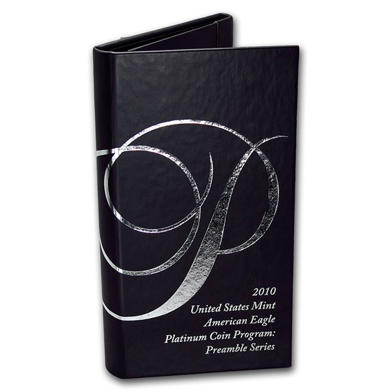 U.S. Mint Box - 2010 1 oz Platinum Eagle Proof Preamble Coin U.S. Mint Box - 2010 1 oz Platinum Eagle Proof Preamble Coin